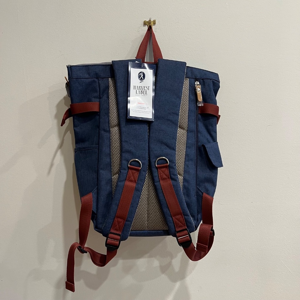 Harvest Label Roll-Top 2.0 Navy Cordura Style Backpack NWT - Picture 2 of 12